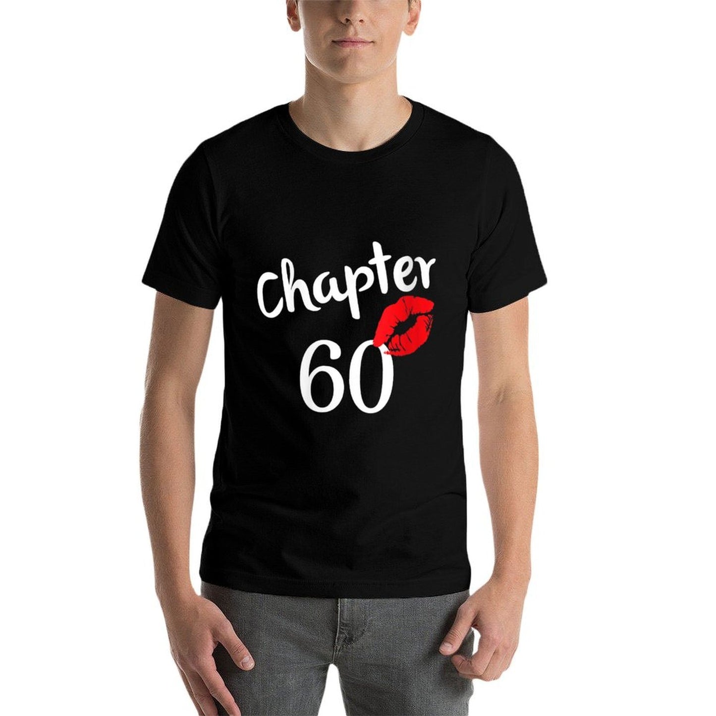 Womens Chapter 60 Years 60th Happy Birthday Lips Girls Born In 1961  Oversized Silhouette T-Shirt