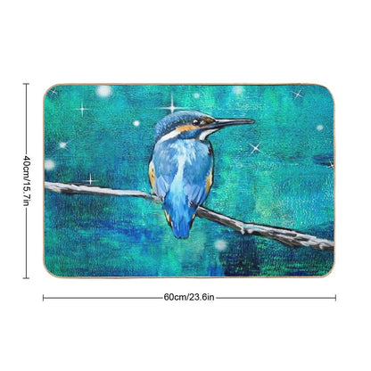 Kingfisher Texture  Toxin-Free Bath Mat