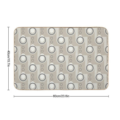 Abstract Geometric Art Pattern  Odorless Bath Mat