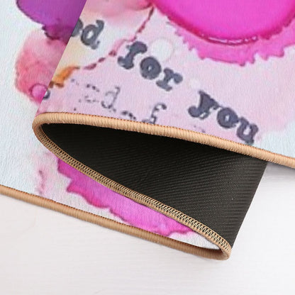 Love Story (happy Art)  Absorbent Bath Mat