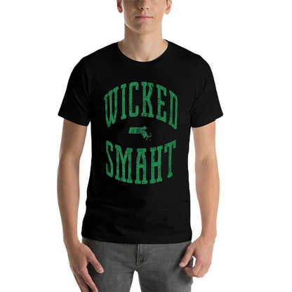 Wicked Smaht Vintage Style  Polyester Blend T-Shirt