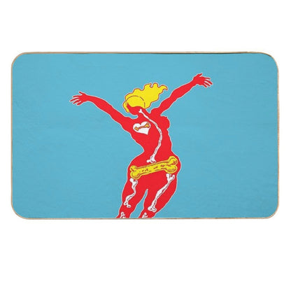 Heartbone - Neon  Pet-Safe Bath Mat