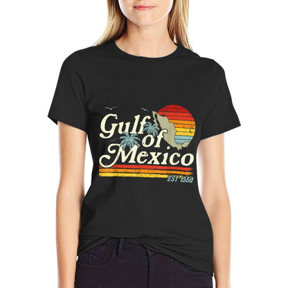 Golfo De México Retro Gulf of Mexico Est 1550 Comfortable T-Shirt