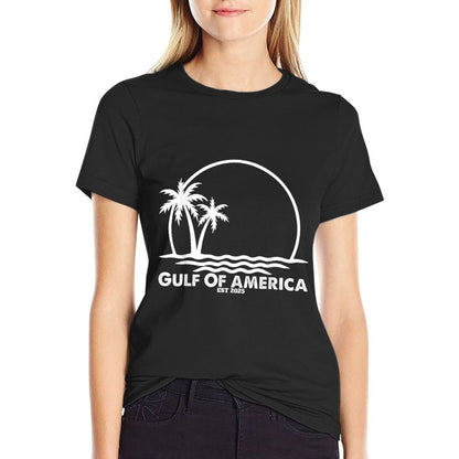 Retro Gulf Of USA America Est 2025 American Flag Classic T-Shirt