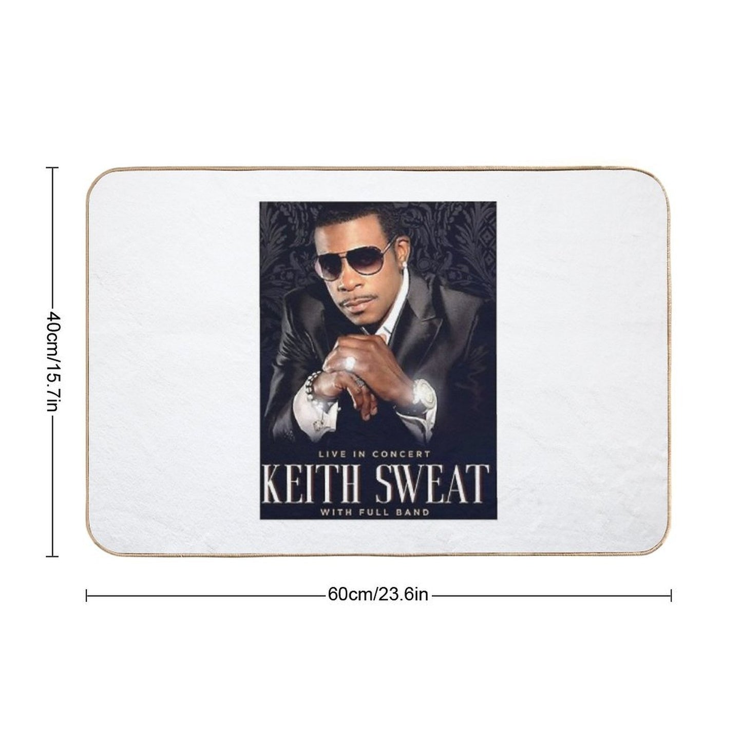 Keith Luwing Manis Sweat Gulaa  Anti-Trip Bath Mat