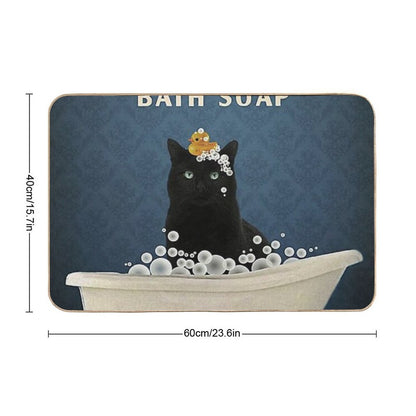 Black Company Bath Cool Durable Bath Mat