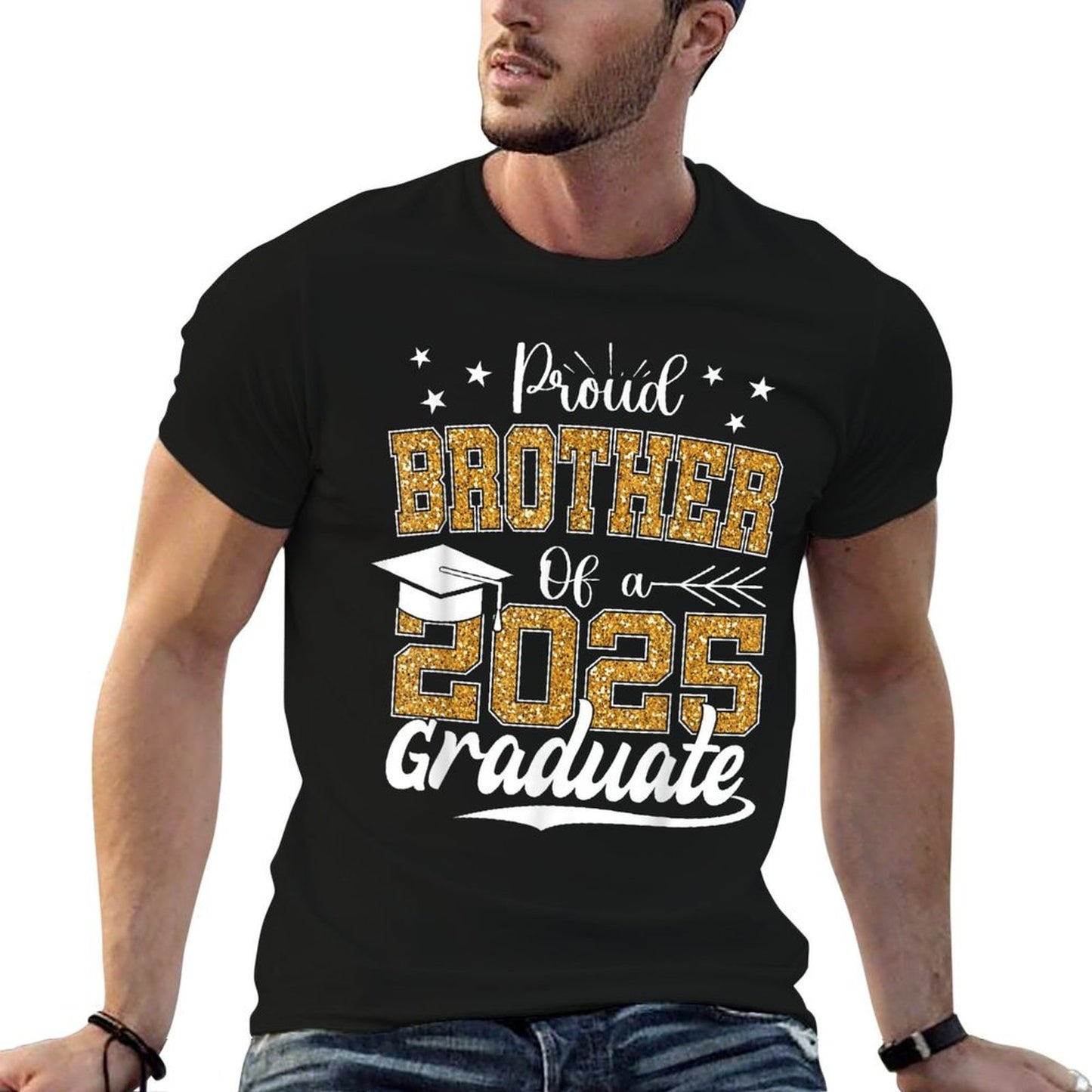 Proud Brother 2025 Graduate Senior Class of 2025 Graduation  Quick-drying T-Shirt