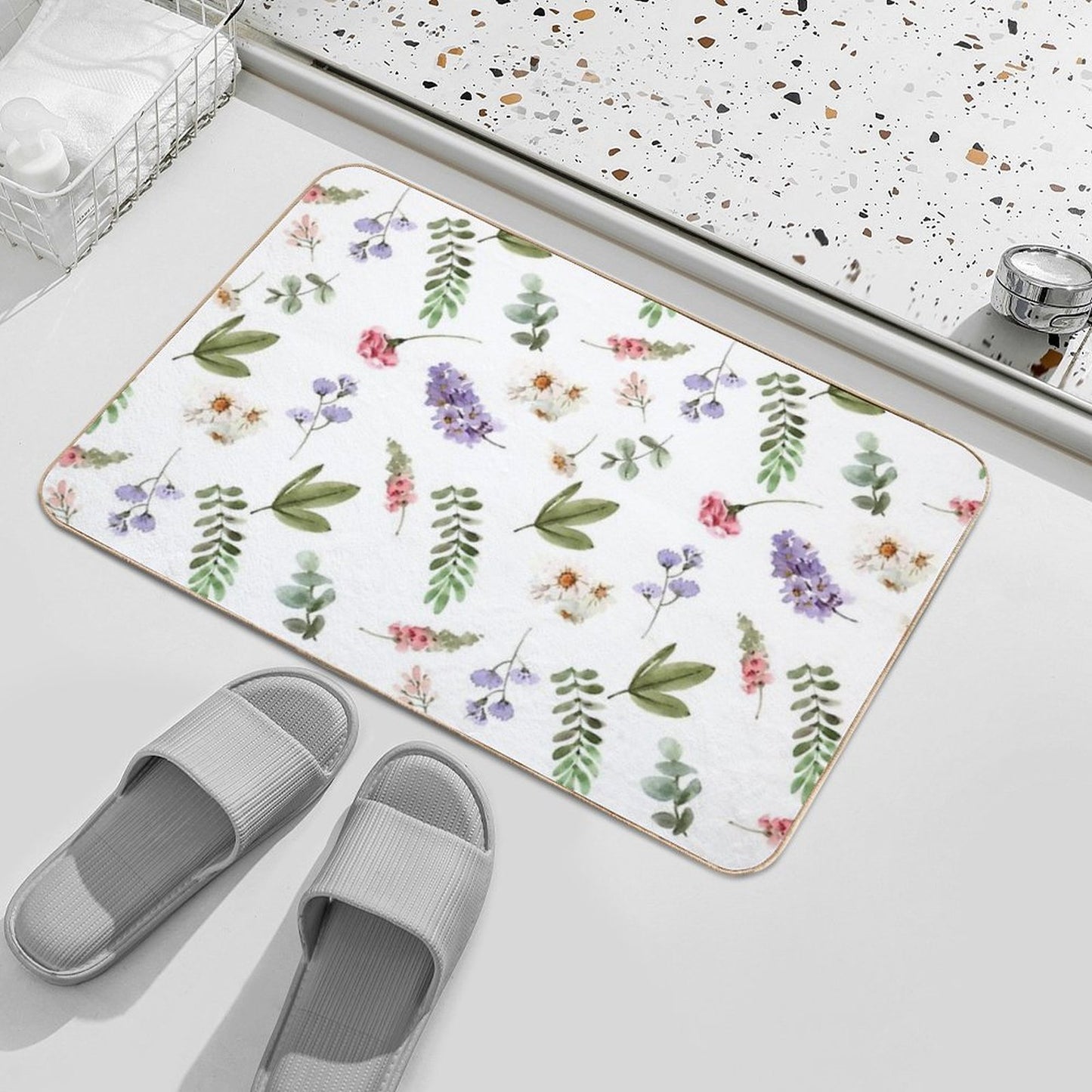 Floers 02  Pet-Safe Bath Mat