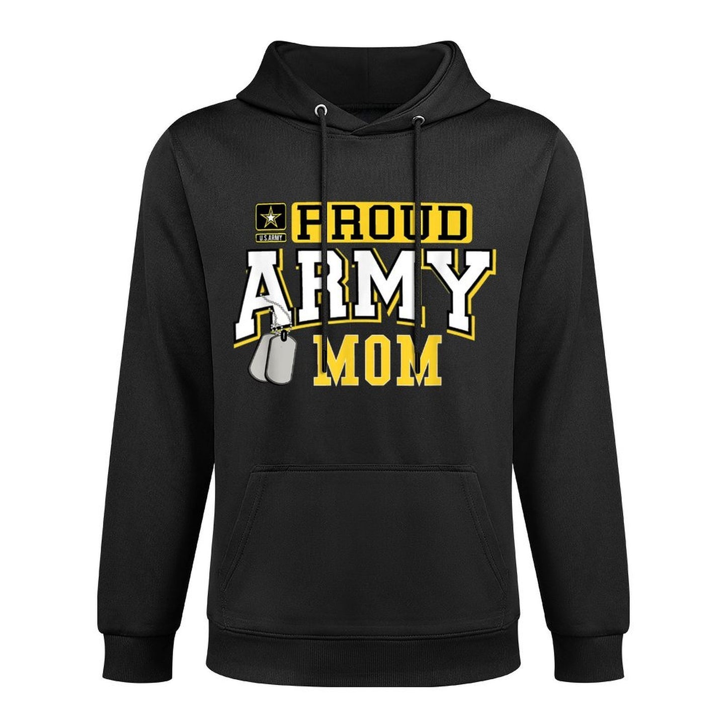 Proud Army Mom Military Pride T Versatile Streetwear Hoodie